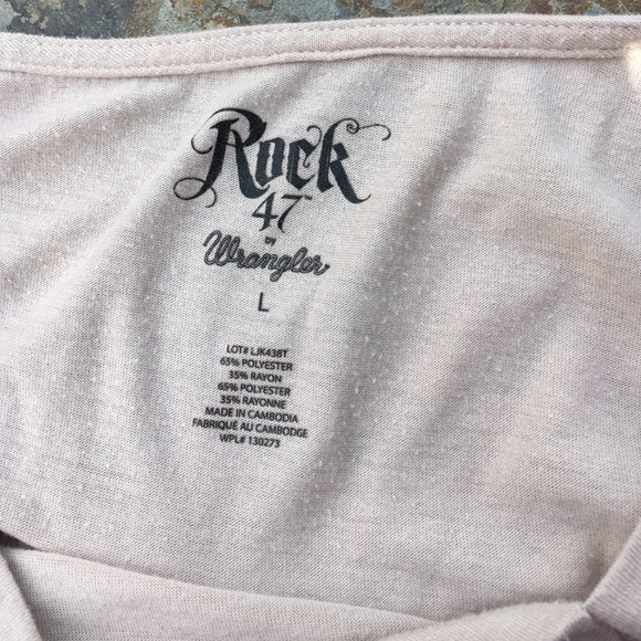 Wrangler Rock 47 beige top with jewels - Picture 4 of 4