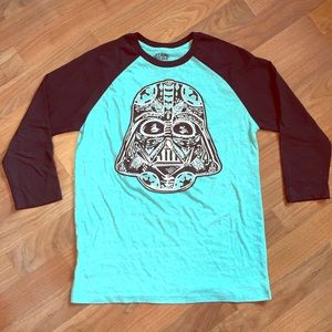 Star Wars- Darth Vader/Candy Skull Baseball Tee