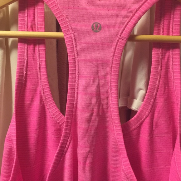 Lululemon hot pink racer back tank