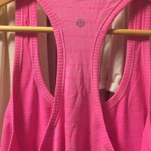 Lululemon hot pink racer back tank