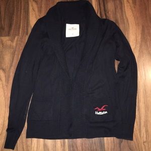 Navy Hollister Cardigan