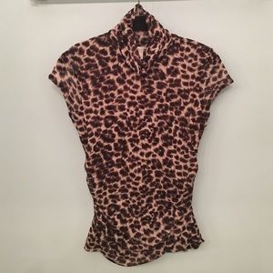 Kenneth Cole animal print top
