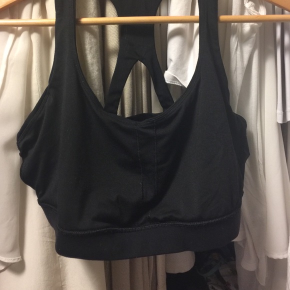 Lululemon black racer back sports bra