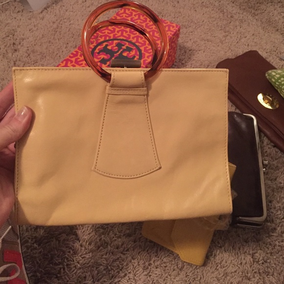 Hobo International - Pale Yellow Clutch w/ handles