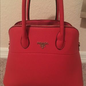 Red Prada look alike bag