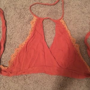 Orange crop cut out top