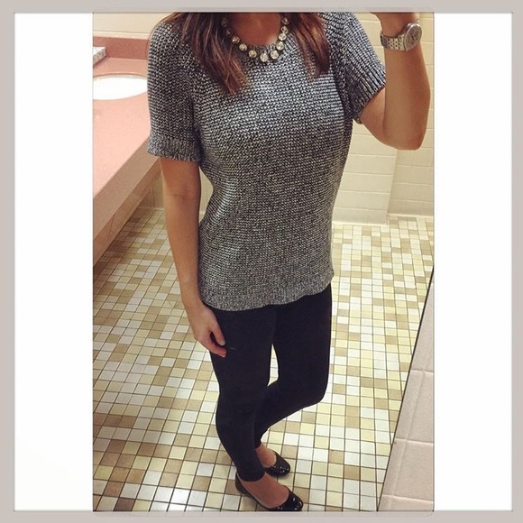 Lucky Brand short sleeved sweater top
