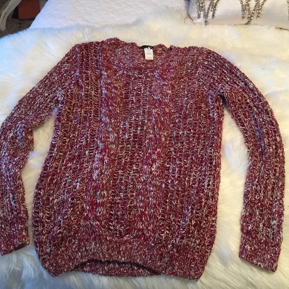 Cable knit sweater