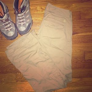 North face khaki hiking pants
