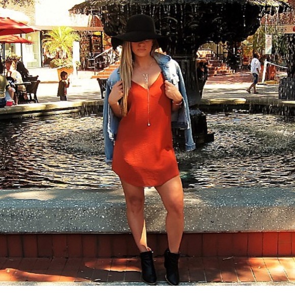 L left! Satin Slip Dress - Picture 4 of 7