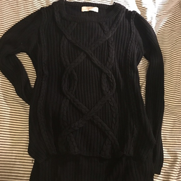 Zara Knit Sweater | Black