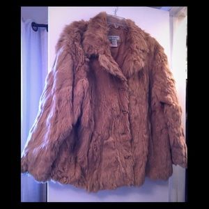 Jamie Nicole Rabbit Fur Vintage Coat