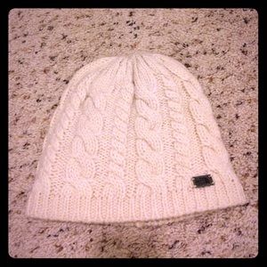 North face cable knit fleece hat