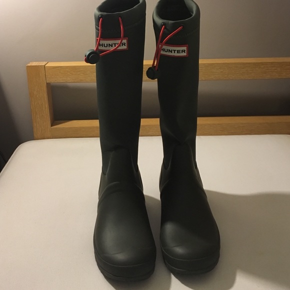 Never been worn Hunter rain boots.