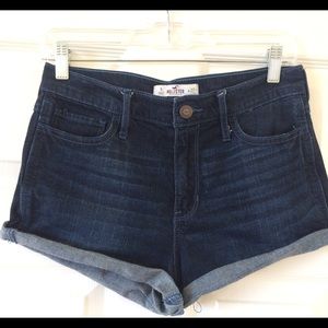 Dark denim Hollister shorts