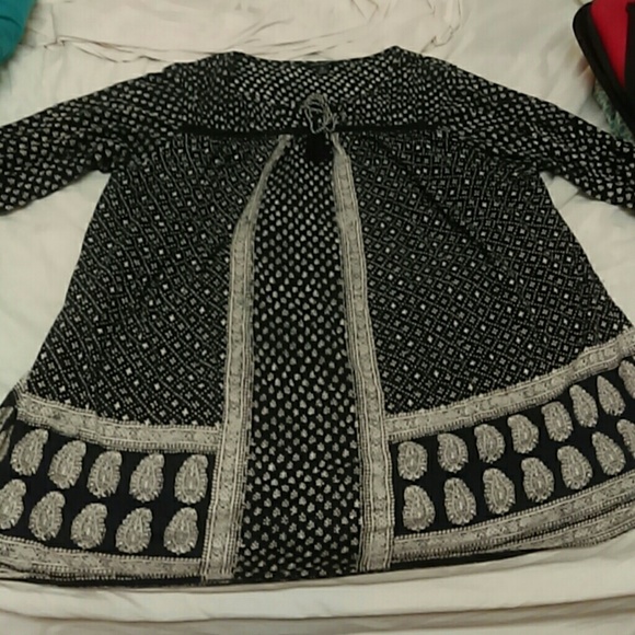 Navy blouse