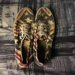 Special edition USA vans, 9/10, very very good!