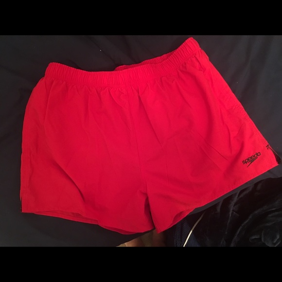 Speedo Red Swimtrunks