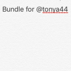 Bundle for @tonya44