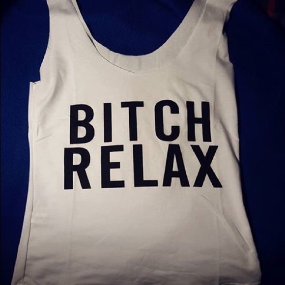 Bitch relax tank top - Picture 2 of 2