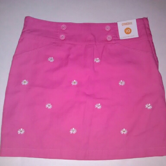 NWT Pink flower Gymboree skirt