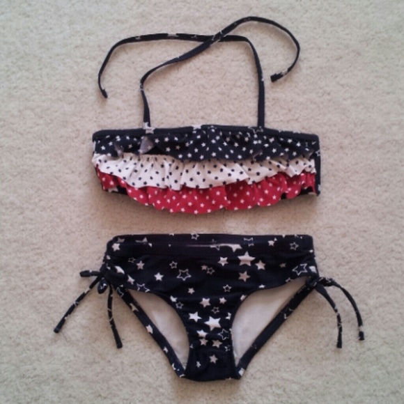 Girls Patriotic Bikini