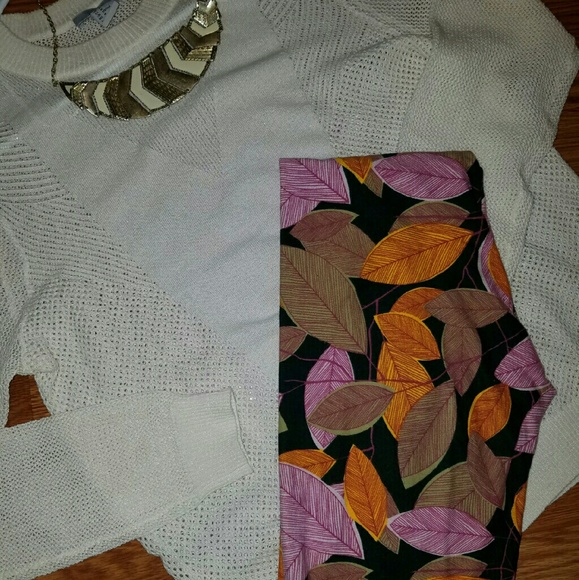 Lularoe Fall Leaves OS Leggings