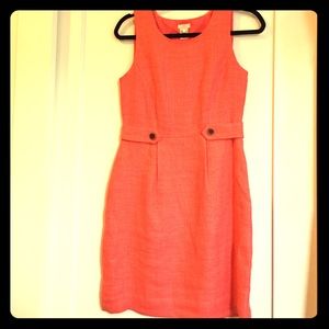 Orange Jcrew dress