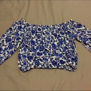 Off The Shoulder Crop Top