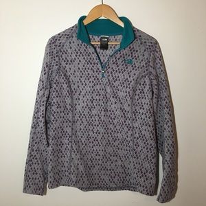Patterned North Face Women's Pullover SIZE L