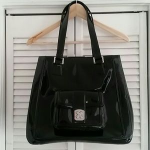 Calvin Klein Patent Leather Tote Bag