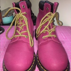 Burgundy Dr. Martens Air Cushion Sole