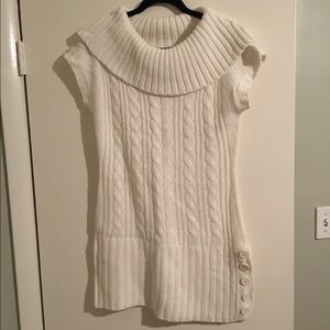 Cable-knit sweater dress