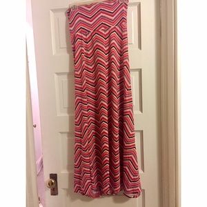 LuLaRoe maxi skirt