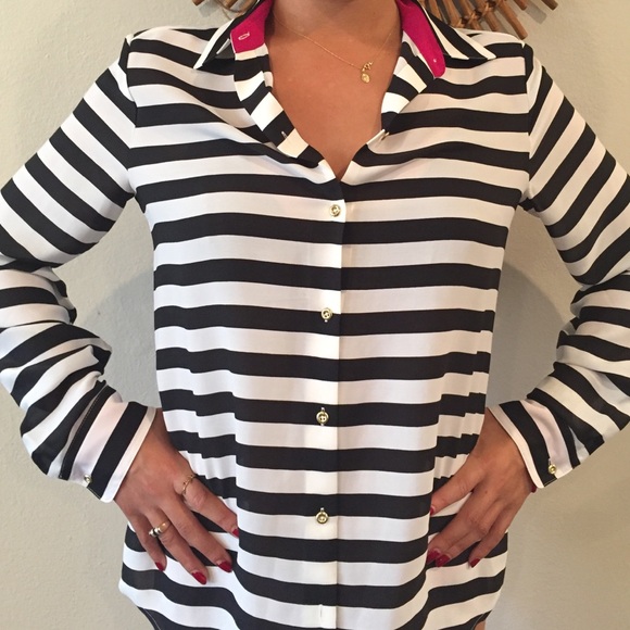 Banana Republic Striped Blouse
