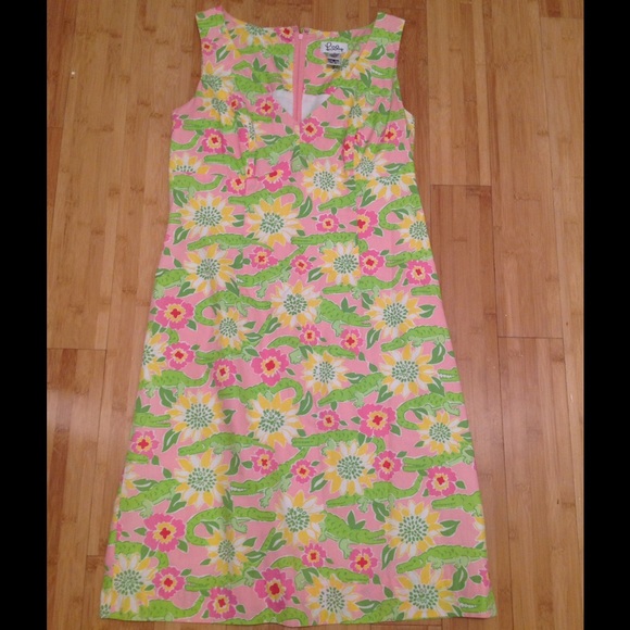 Lilly Pulitzer alligator print dress