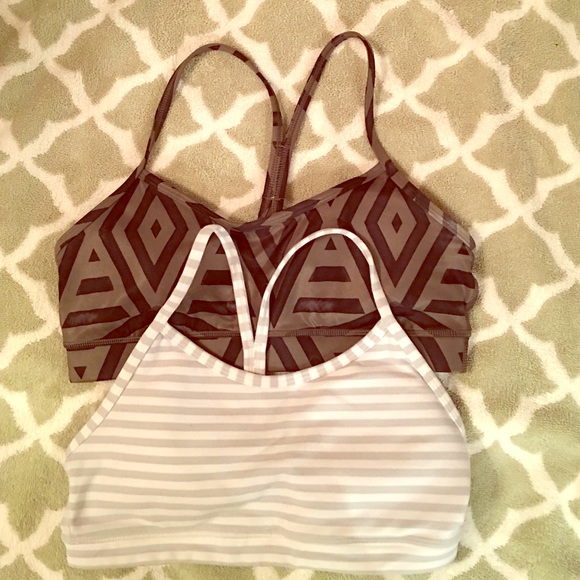2 Lulu sports bras