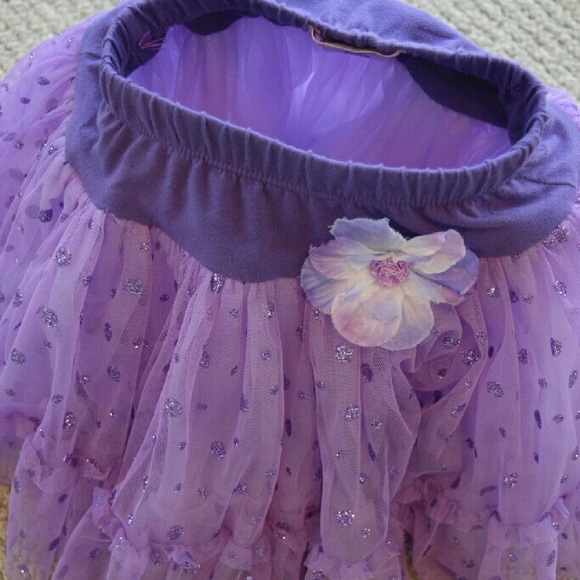 Jona Michelle Purple Polka Dot Tutu Skirt - Picture 2 of 3