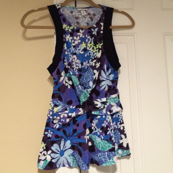 Peter Pilotto for Target Peplum Blouse. Sz S/P.