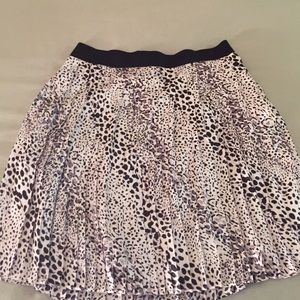 Animal Print Pleated Skirt - final markdown!
