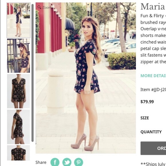 Jessie James decker kittenish Maria Elena romper