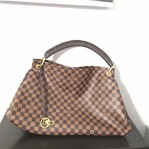 Inspired Artsy GM in Damier Ebene Canvas