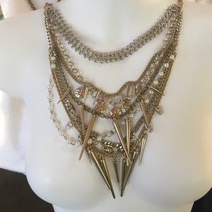 Mixed metals necklace