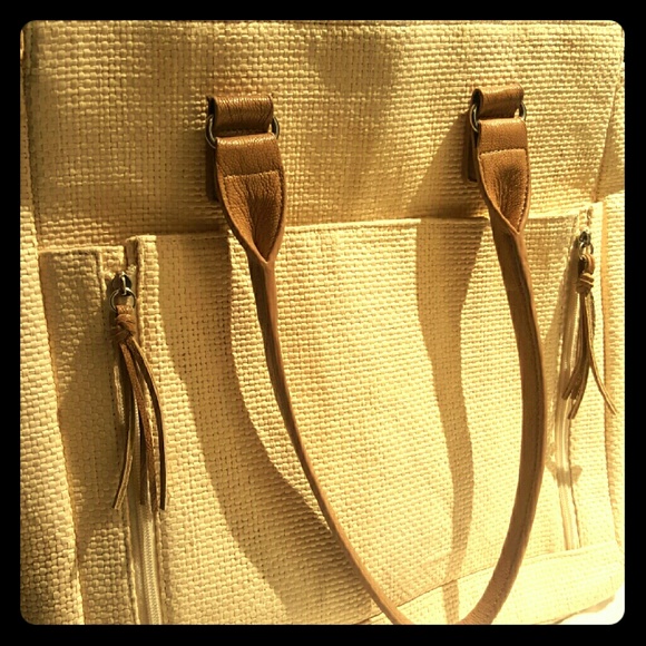 Vintage Neiman Marcus Woven Tote