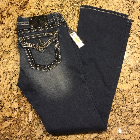 Miss Me signature boot cut jeans