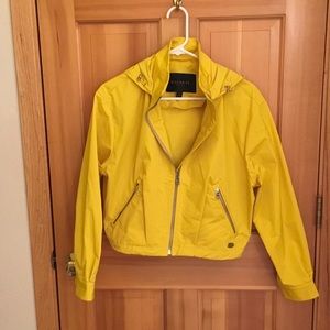 Coach short rain jacket