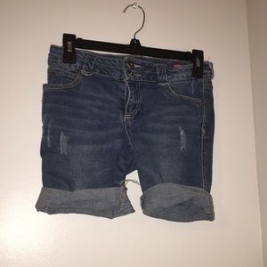 arizona midi jeans size 12 1/2. fits women's 6