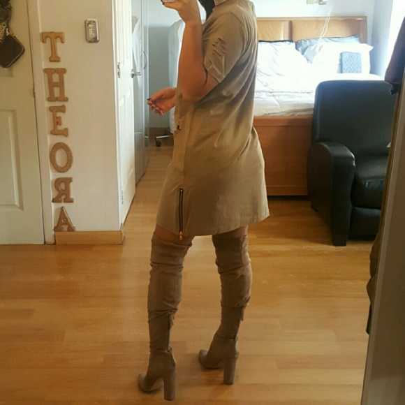 "Distressed" Oversize Tee NWOT - Picture 3 of 4