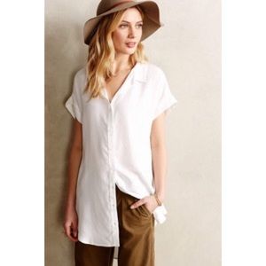 Cloth & Stone white button down tunic