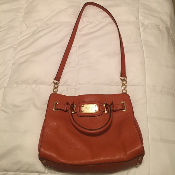 Orange Micheal Kors Purse - Picture 1 of 2